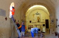 Jeudi 11 février 2016 : les travaux dans la chapelle