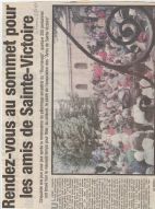 La Provence, 25 avril 2005, 'Rendez-vous au sommet pour les Amis de Sainte-Victoire'