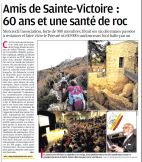 La Provence, 13 mars 2015, la fête des 60 ans des Amis de Sainte-Victoire