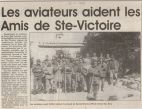 25 octobre 1991, 'Les aviateurs aident les Amis de Ste-Victoire'