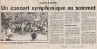 13 septembre 1995, La Provence, 'Un concert symphonique au Prieuré'