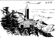 Prieuré de Sainte-Victoire : le carnet de croquis de François Gilly et retour sur son exposition